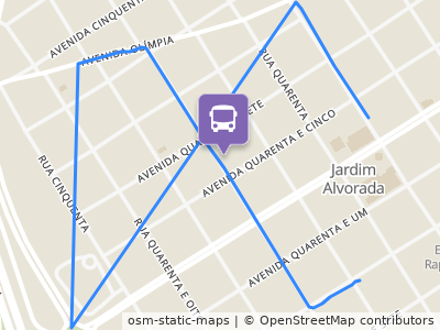 Mapa da parada