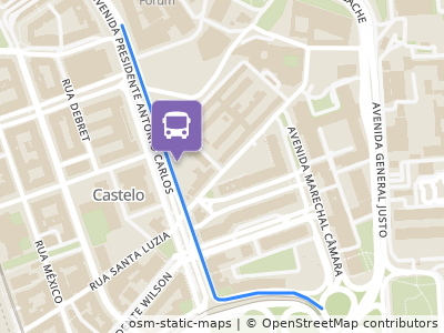 Mapa da parada