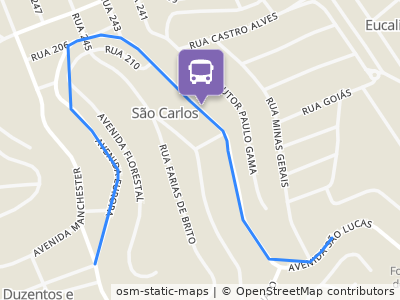 Mapa da parada