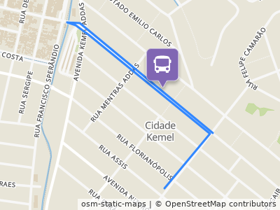 Mapa da parada
