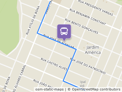 Mapa da parada