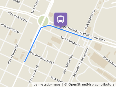 Mapa da parada