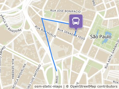 Mapa da parada