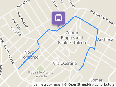 Mapa da parada