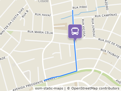 Mapa da parada