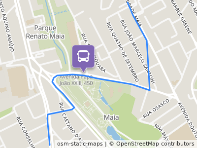 Mapa da parada
