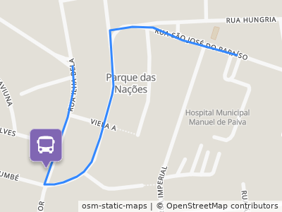 Mapa da parada