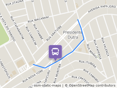 Mapa da parada