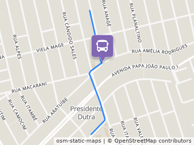 Mapa da parada