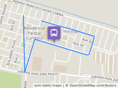 Mapa da parada