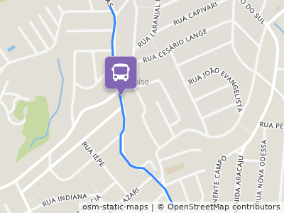 Mapa da parada