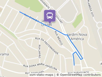 Mapa da parada