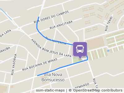 Mapa da parada