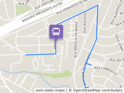 Mapa da parada