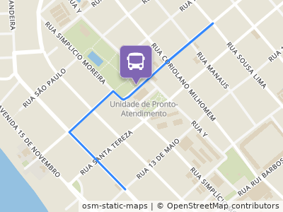 Mapa da parada