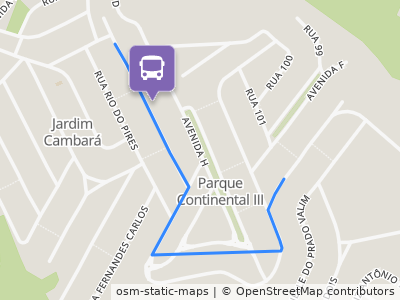 Mapa da parada