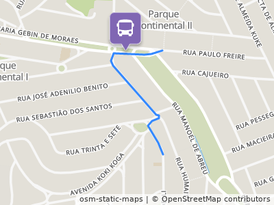 Mapa da parada