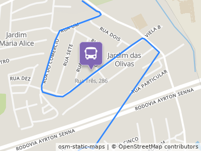 Mapa da parada