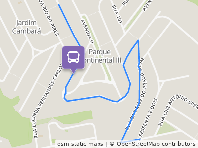 Mapa da parada