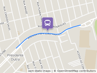Mapa da parada