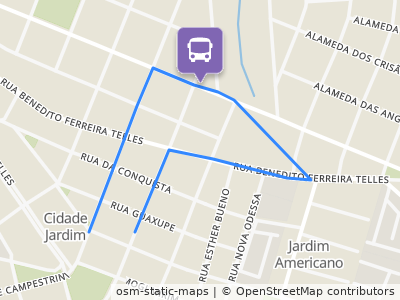 Mapa da parada