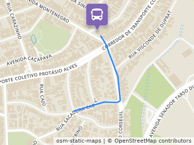 Mapa da parada