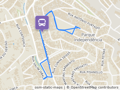 Mapa da parada
