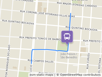 Mapa da parada