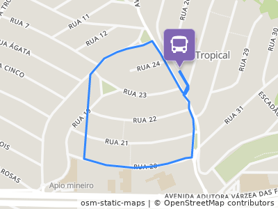 Mapa da parada