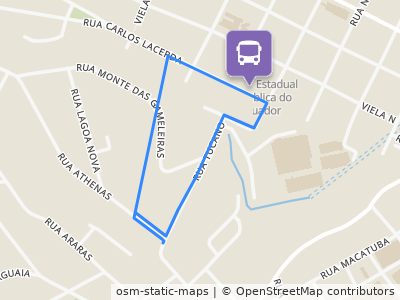 Mapa da parada