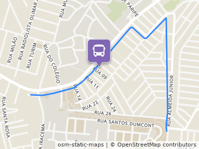 Mapa da parada