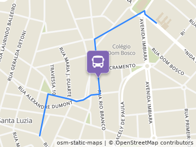 Mapa da parada