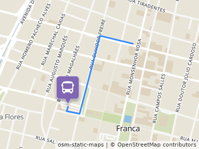 Mapa da parada