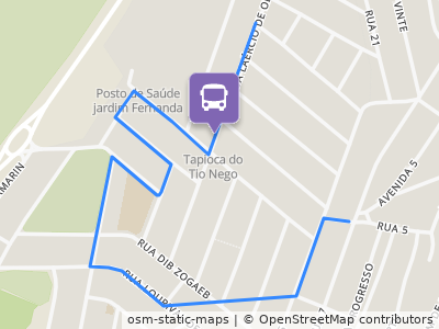 Mapa da parada
