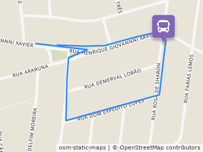 Mapa da parada