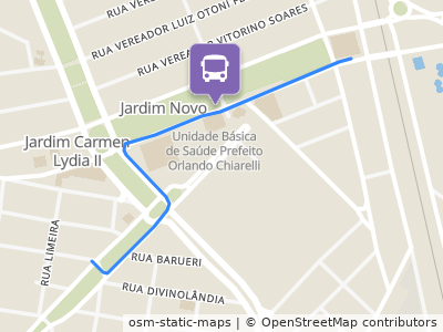 Mapa da parada