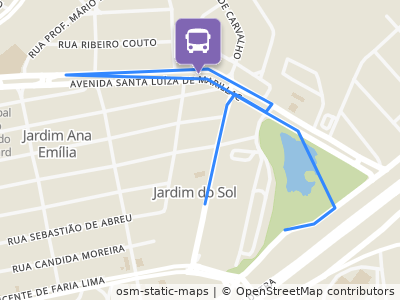 Mapa da parada