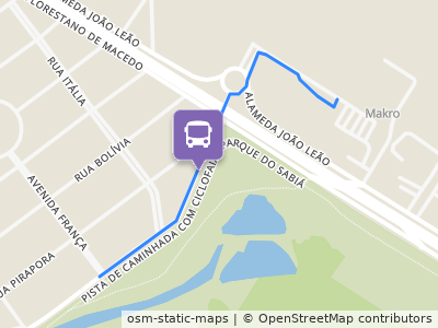 Mapa da parada