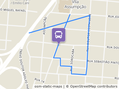 Mapa da parada