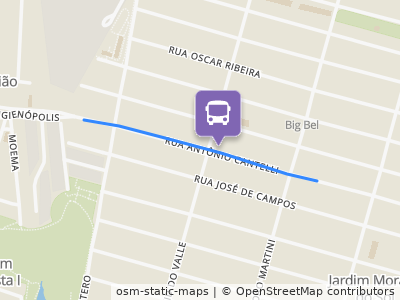 Mapa da parada