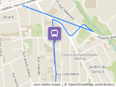 Mapa da parada