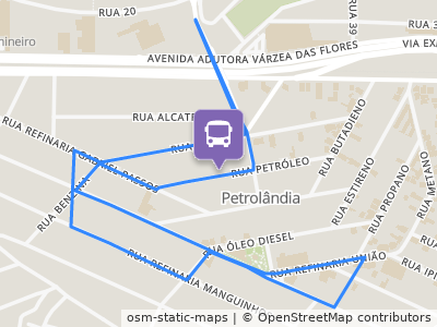 Mapa da parada