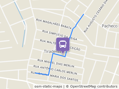Mapa da parada