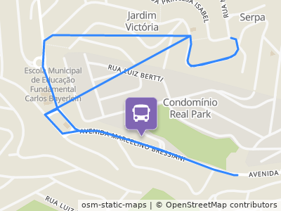 Mapa da parada
