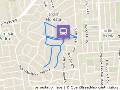 Mapa da parada