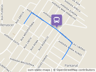 Mapa da parada