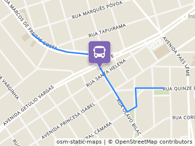 Mapa da parada