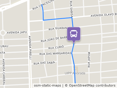 Mapa da parada