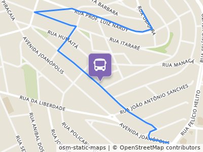 Mapa da parada