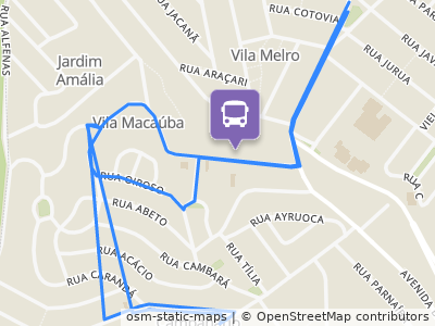 Mapa da parada